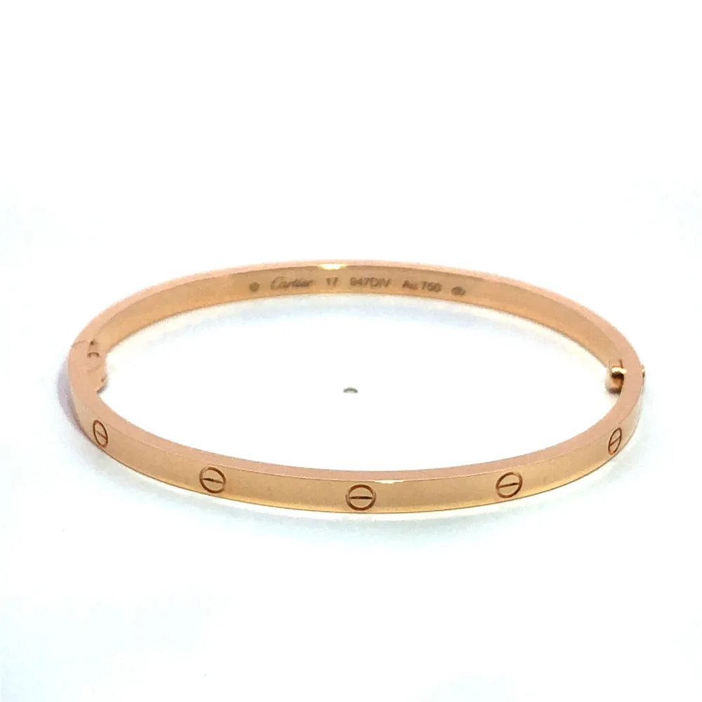 カルティエ ラブ ブレ ット Au750 #17 総重量約19.0g 買取｜エニティ銀座