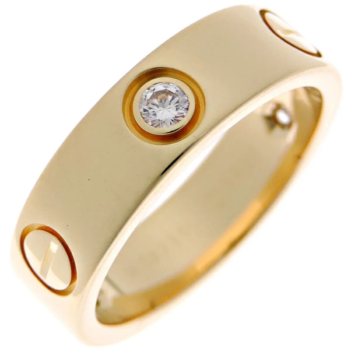 ラブリング ハーフダイヤ