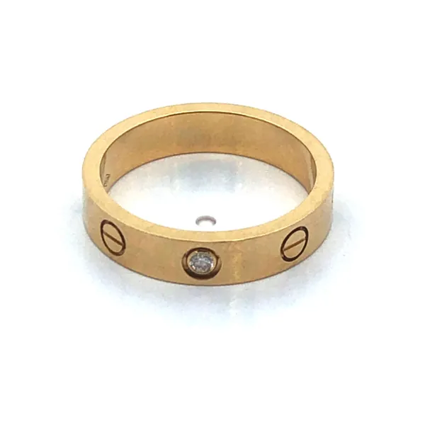 カルティエ ミニラブ リング 1PD Au750 #51 重量約4.6g 買取｜エニティ銀座