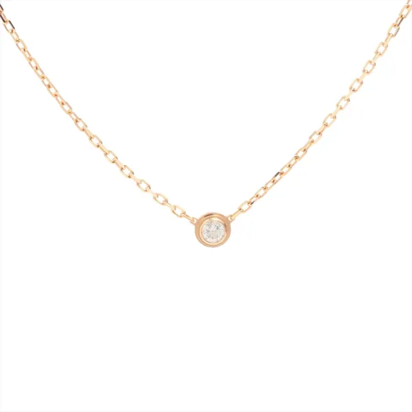 カルティエ ダムール SM ダイヤ ネックレス 750 2.8g 201DNH 買取｜エニティ銀座