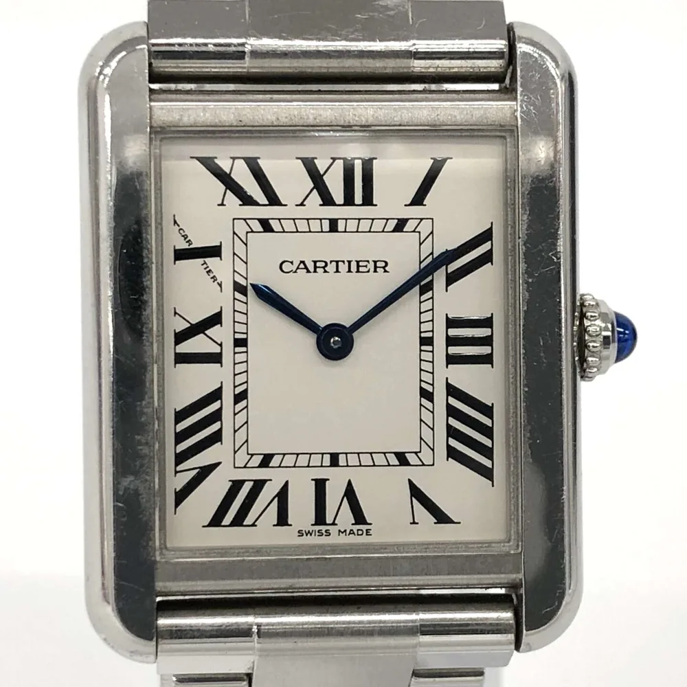 カルティエ タンクソロ SM W5200013クォーツ SS シルバー 買取｜エニティ銀座