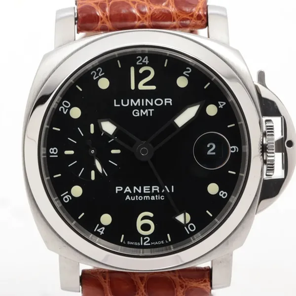 パネライ ルミノール GMT PAM00159 SS SS×革 AT ブラック文字盤