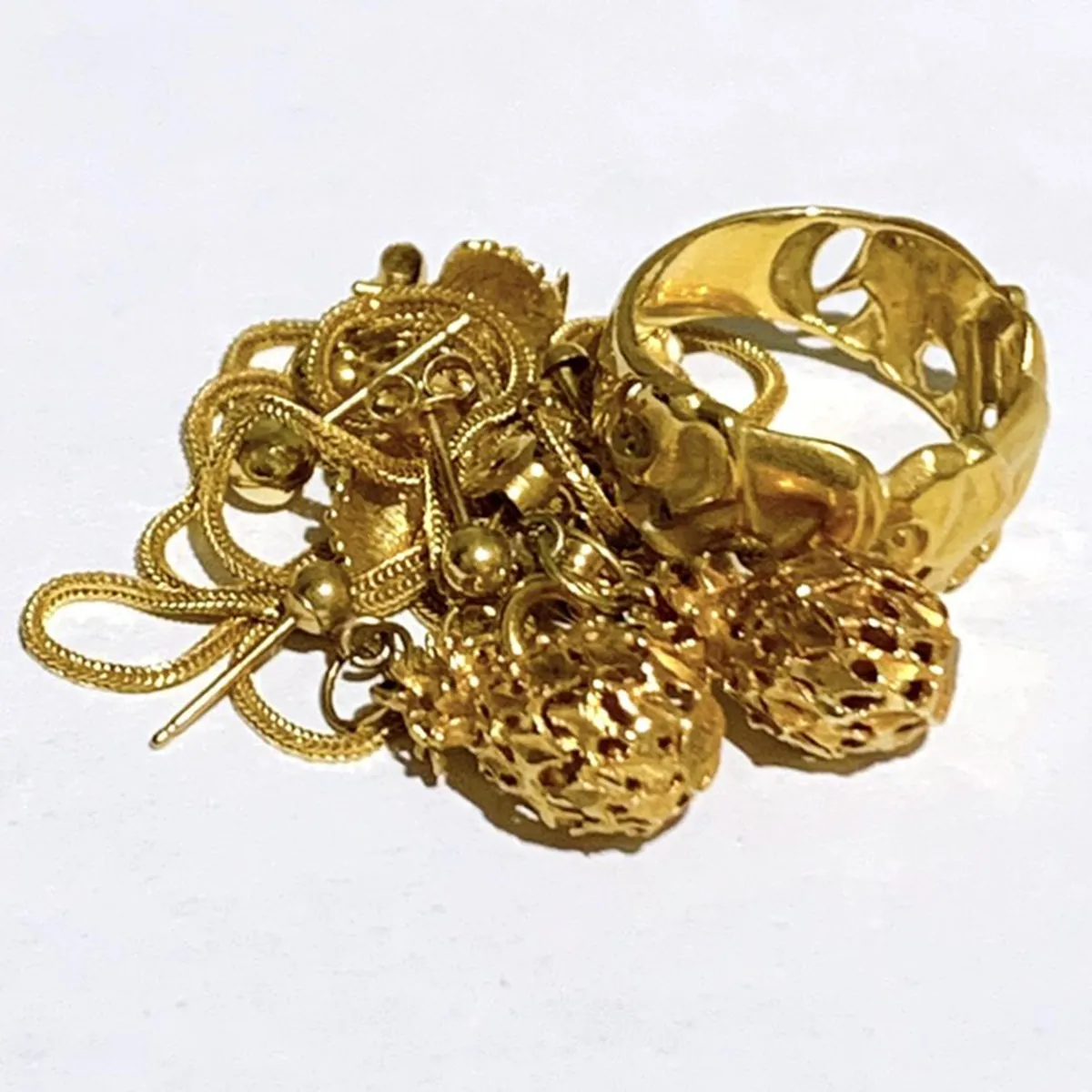 買取実績：K18 アクセサリーまとめ