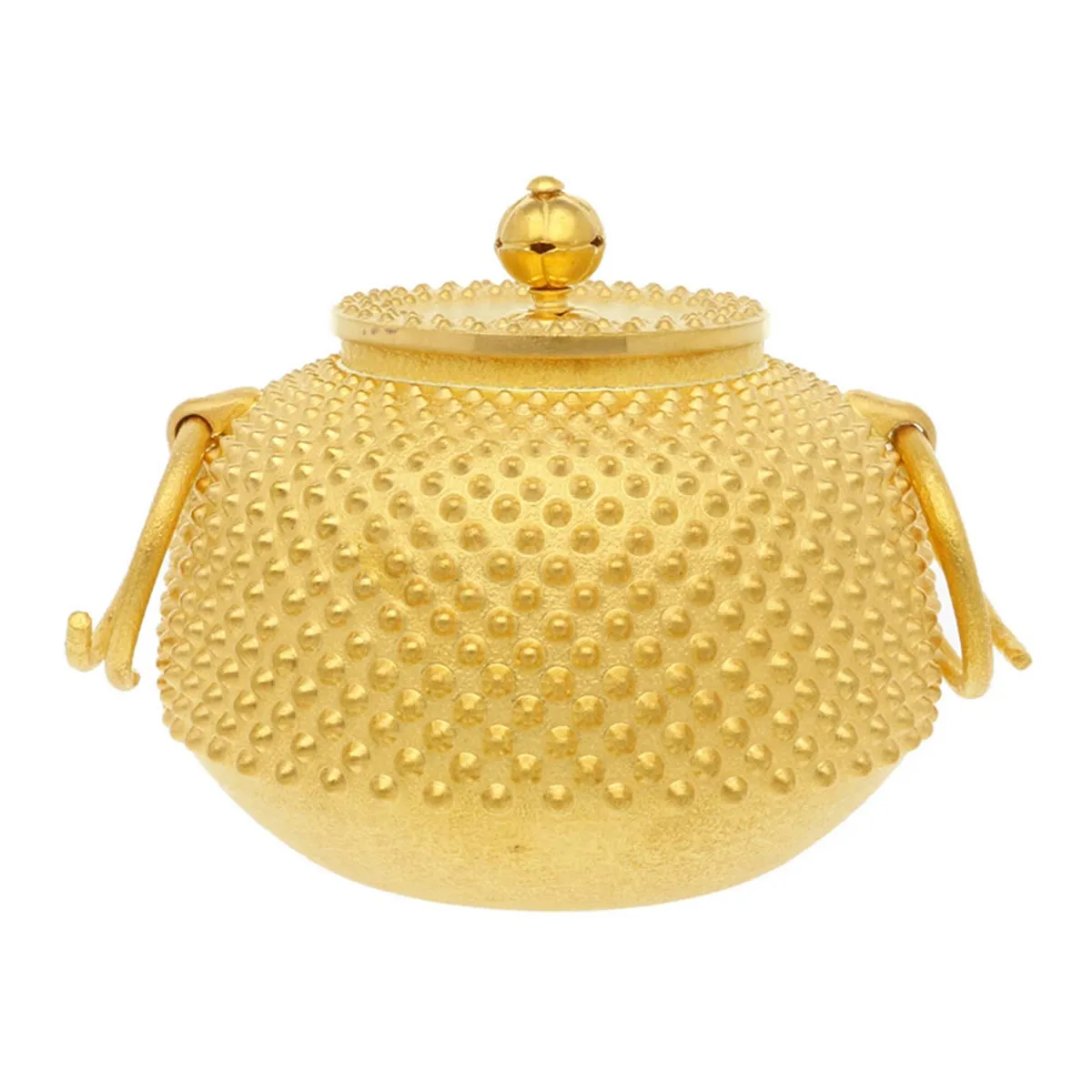 買取実績：K24 茶釜 金器