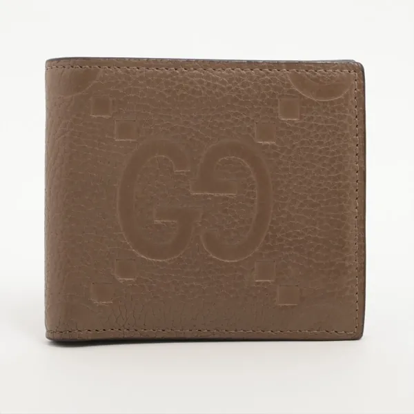 グッチ ジャンボGG レザー 二つ折り財布 ブラウン 買取｜エニティ銀座