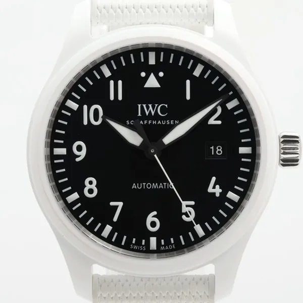 IWC オートマティック41 トップガン レイク タホ IW328104 CE SS×ラバー AT ブラック文字盤