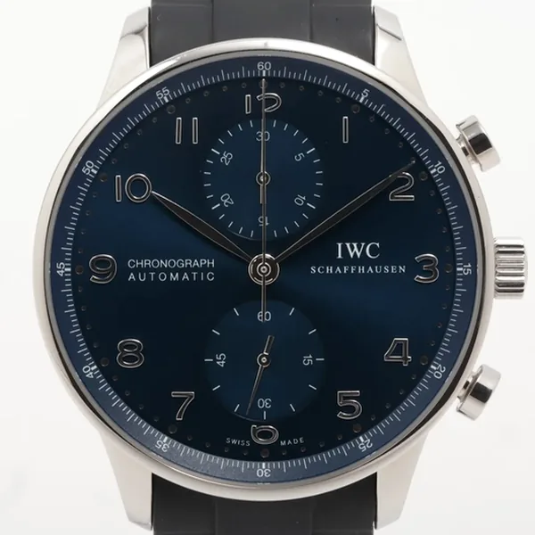 IWC ポルトギーゼ IW371491 SS AT ブルー文字盤