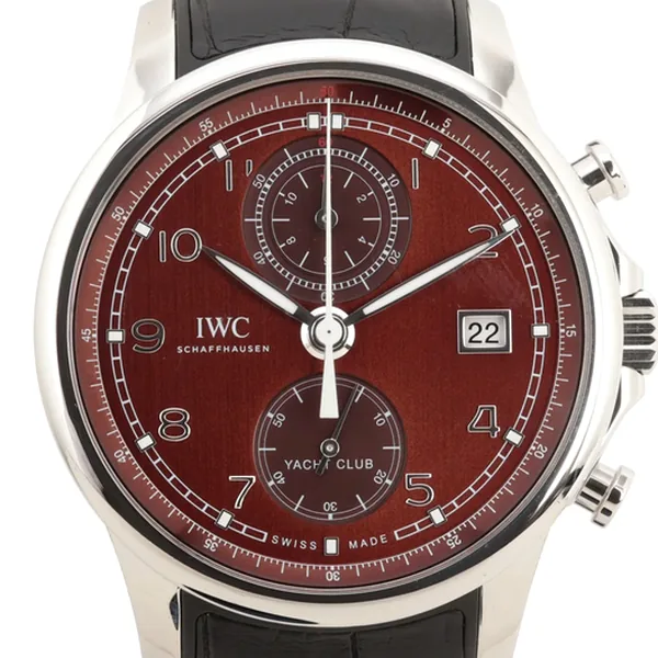 IWC ポルトギーゼ ヨットクラブ クロノグラフエディション ボッシュ IW390504 SS AT ブラウン文字盤
