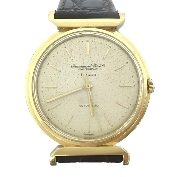 IWC シャウハウゼン チューラー シャンパン YG／革 買取｜エニティ銀座