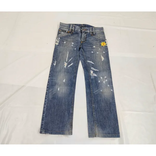 買取実績：ドルチェ&ガッバーナ ダメージデニムパンツ パンツ｜エニティ銀座