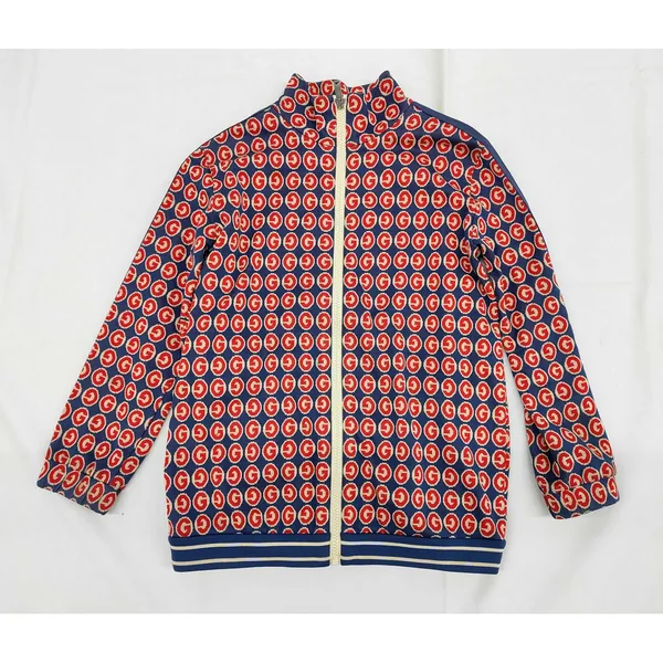 買取実績：グッチ ジャケット 表記サイズ:8 コットン/ポリエステル ブルー/レッド ジャケット｜エニティ銀座