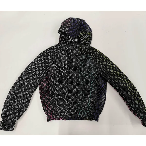 買取実績：ルイ・ヴィトン グラディエントモノグラムメッシュブルゾン ブラック×マルチカラー サイズ44 ジャケット｜エニティ銀座