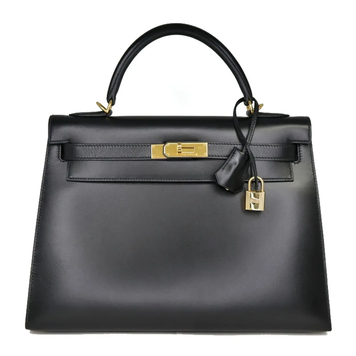 買取実績：エルメス ケリー32 外縫い ボックスカーフ ヴィンテージ