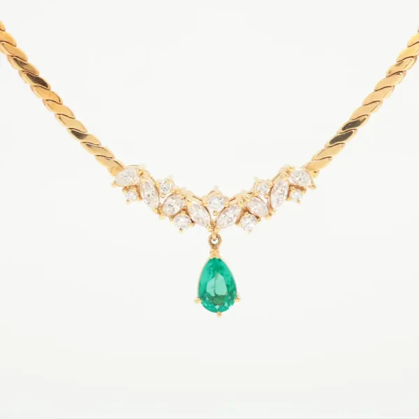 ミキモト エメラルド ダイヤ ネックレス 買取｜エニティ銀座