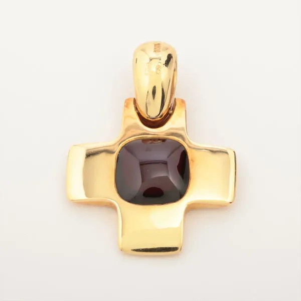 ポメラート クロス ガーネット ネックレストップ 18Kt 買取｜エニティ銀座