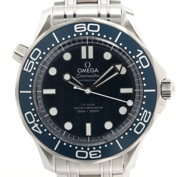 オメガ シーマスター ダイバー300M コーアクシャル マスター クロノメーター 42MM ボンド映画60周年記念モデル 210.30.42.20.03.002 SS SS AT ブルー文字盤