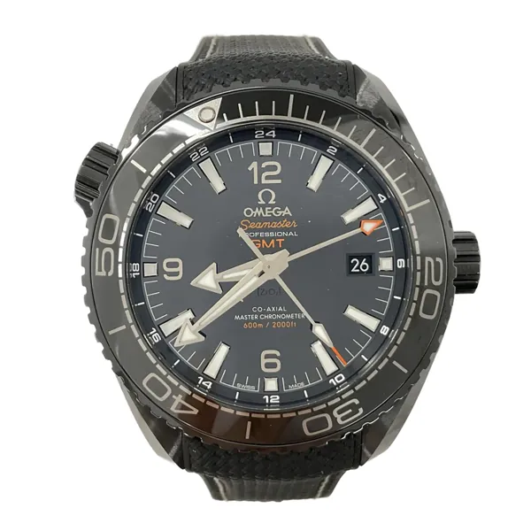 オメガ シーマスター プラネット オーシャン コーアクシャル GMT 215.92.46.22.01.001 ブラック 自動巻 セラミック／ラバー 保証書 箱 買取｜エニティ銀座