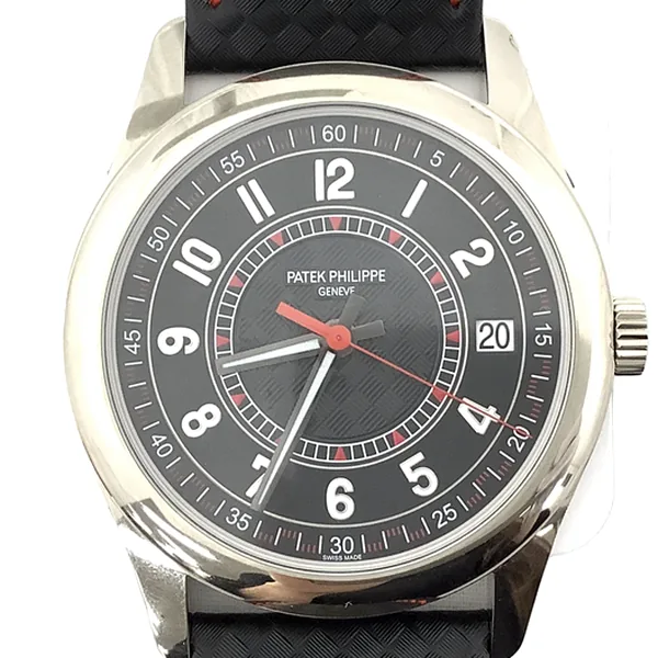 パテックフィリップ カラトラバ 6007G-010 黒 WG／ラバー