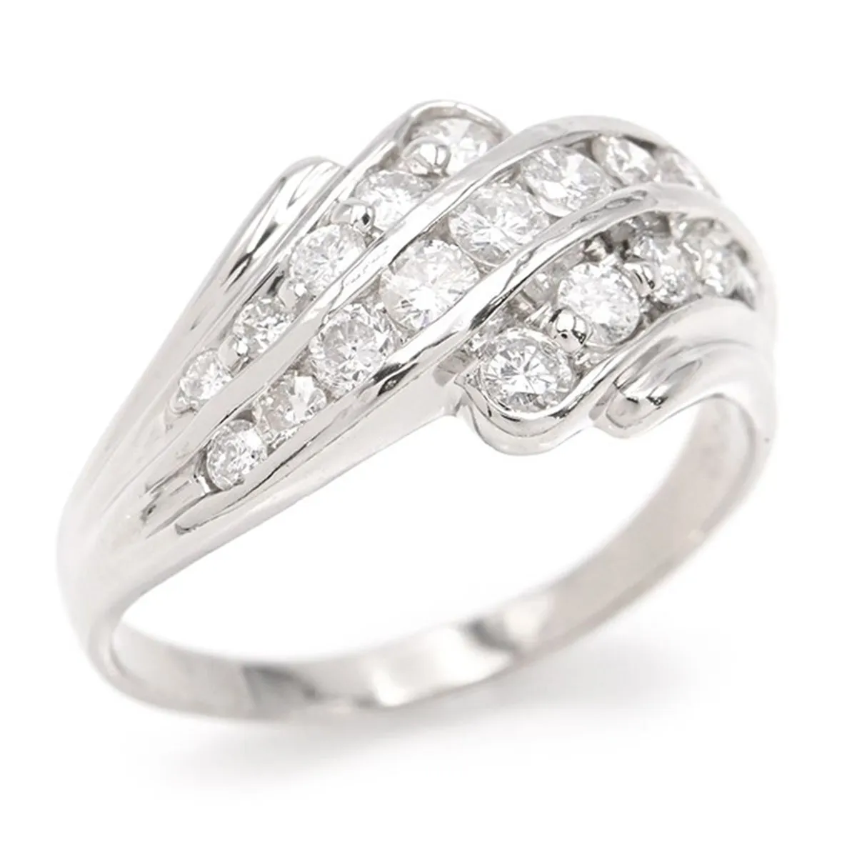 買取実績：Pt900 ダイヤリング 1.0ct