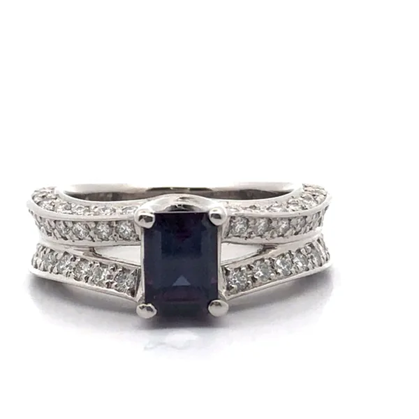参考買取価格：リング Pt900 約8号 アレキサンドライト1.01ct ダイヤ0.70ct GIA｜エニティ銀座