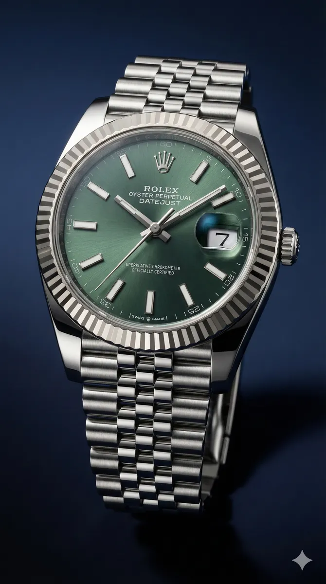 ロレックス デイトジャスト ミントグリーン