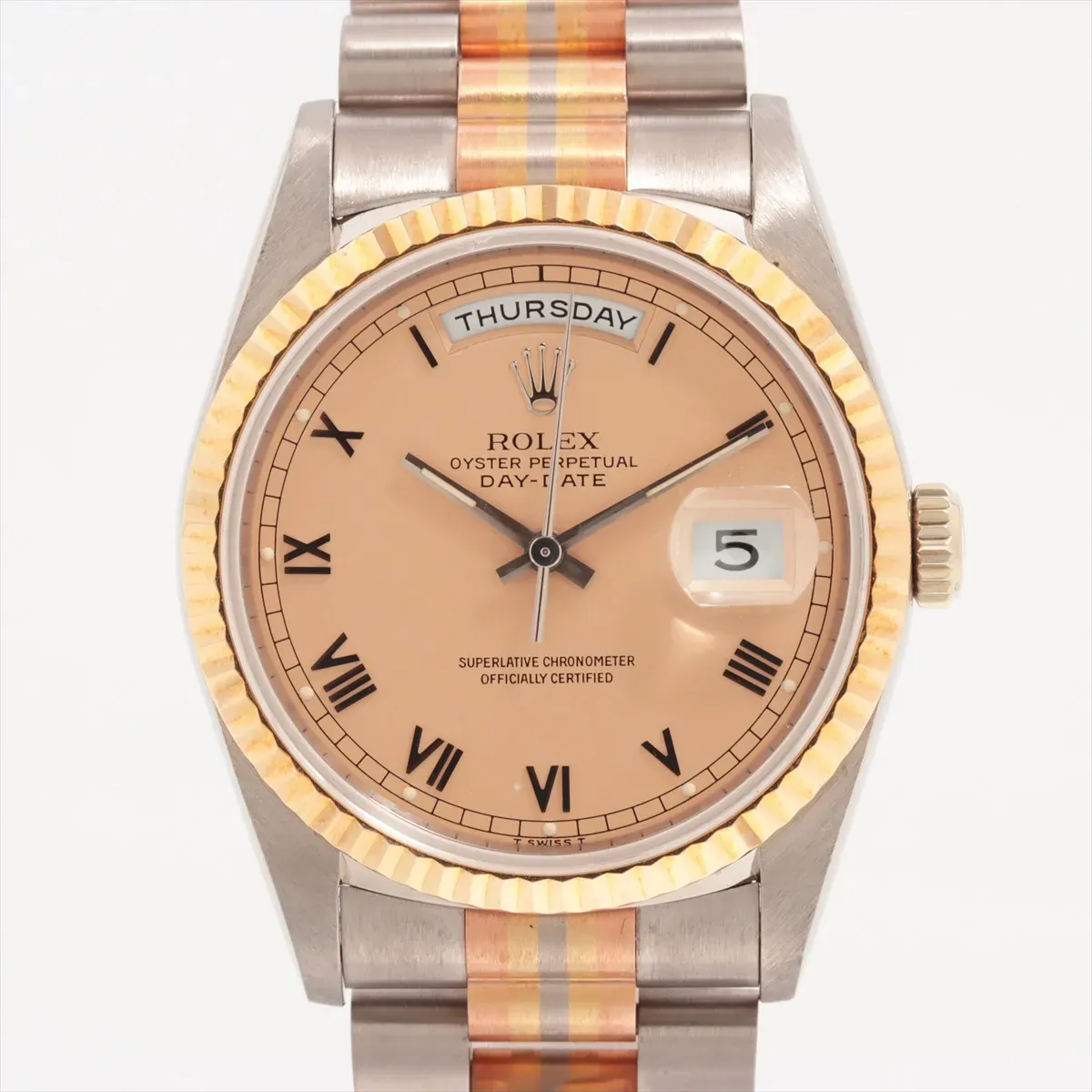 買取実績：ロレックス デイデイト36 Ref.18239 トリドール 高価買取