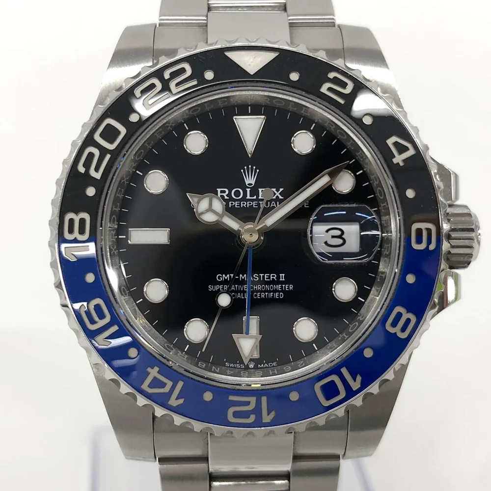 ロレックス GMTマスターⅡ 126710BLNR 2022年 自動巻き SS ブラック オイスターブレス 買取｜エニティ銀座