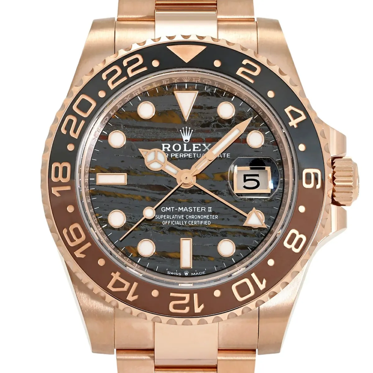 ロレックス GMTマスターⅡ Ref.126715CHNR タイガーアイアン 高価買取