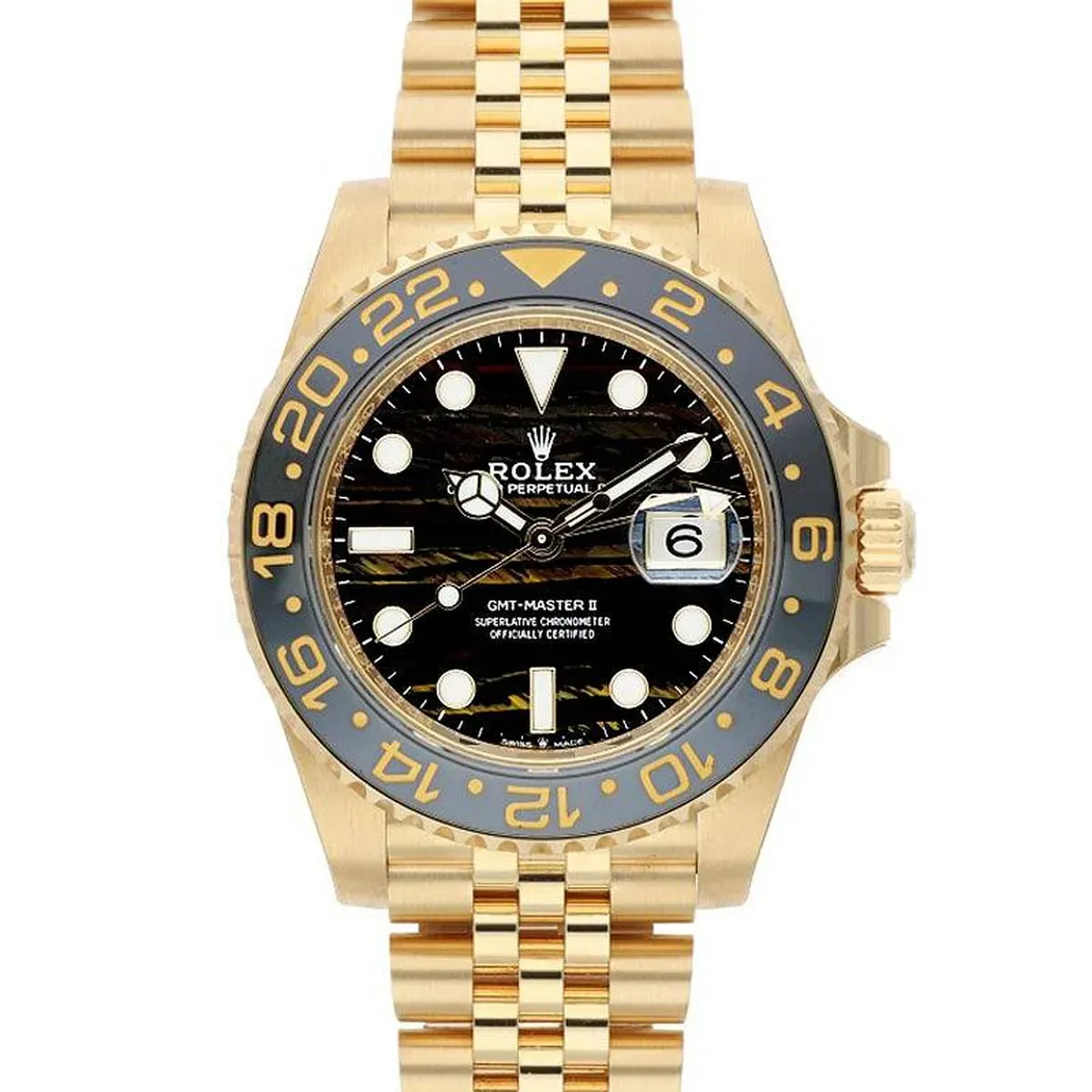 ロレックス GMTマスターⅡ Ref.126718GRNR タイガーアイアン 高価買取