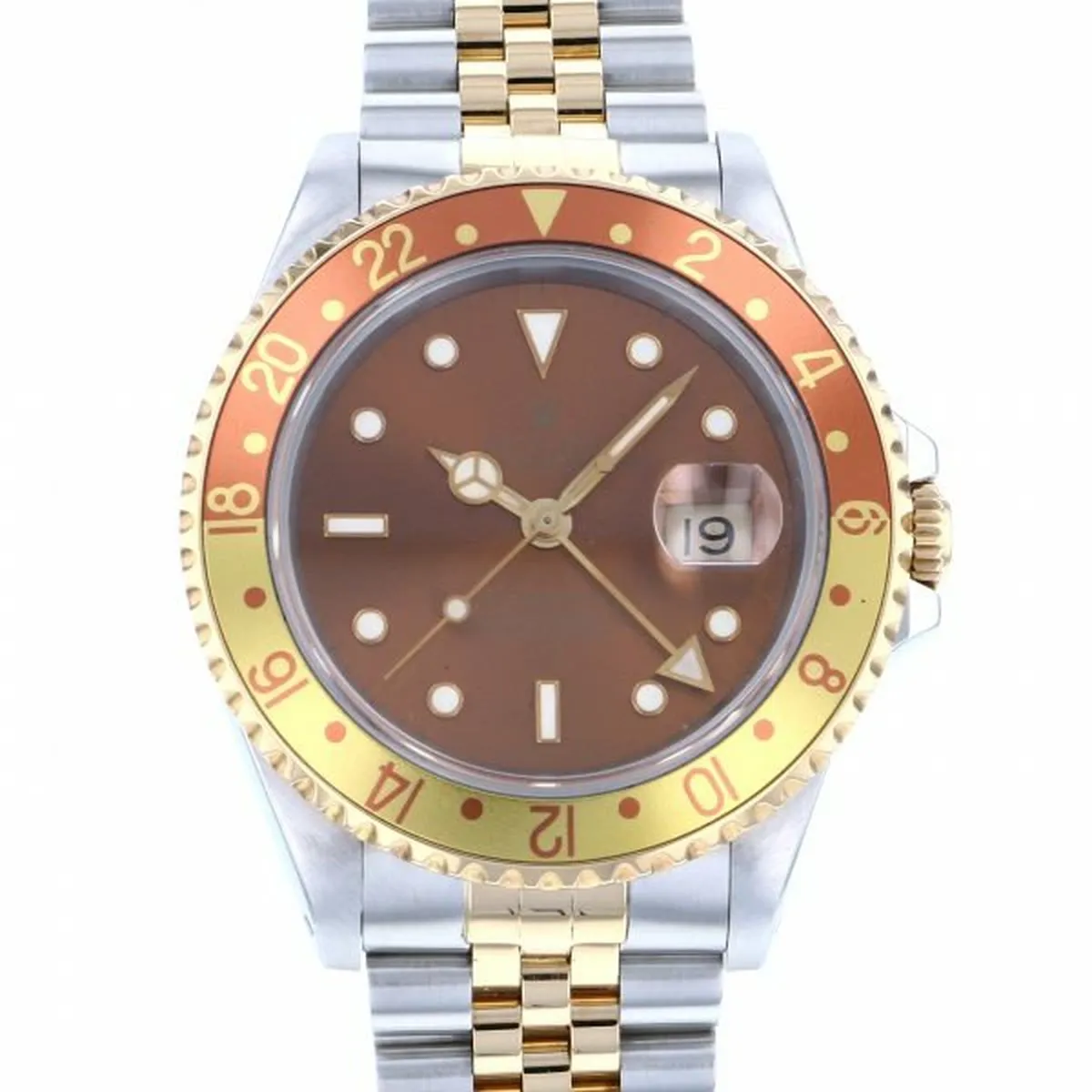 ロレックス GMTマスターⅡ Ref.16713 ブラウン文字盤 高価買取