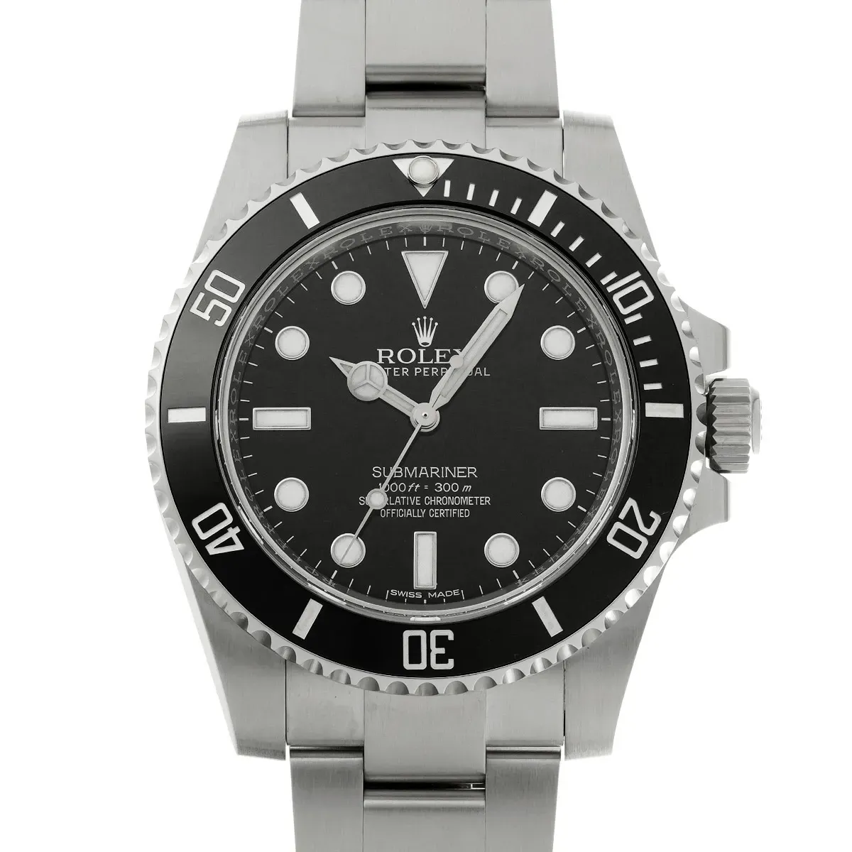 ロレックス サブマリーナー Ref.114060 ノンデイト 買取価格 銀座