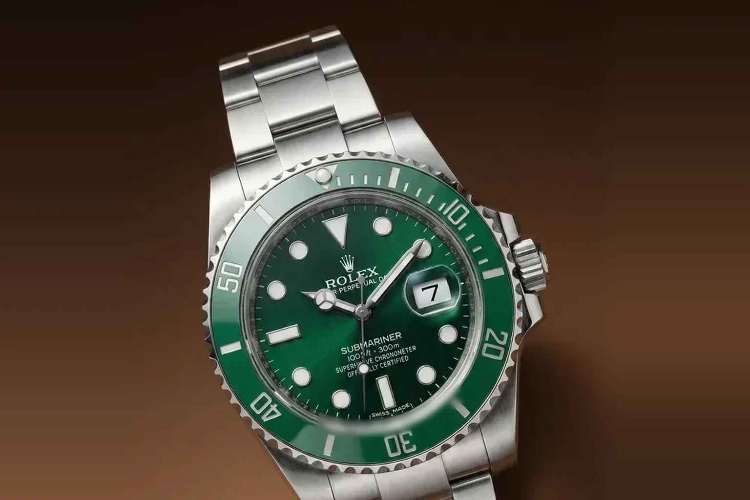 グリーン文字盤とグリーンベゼルのロレックス サブマリーナー 116610LV