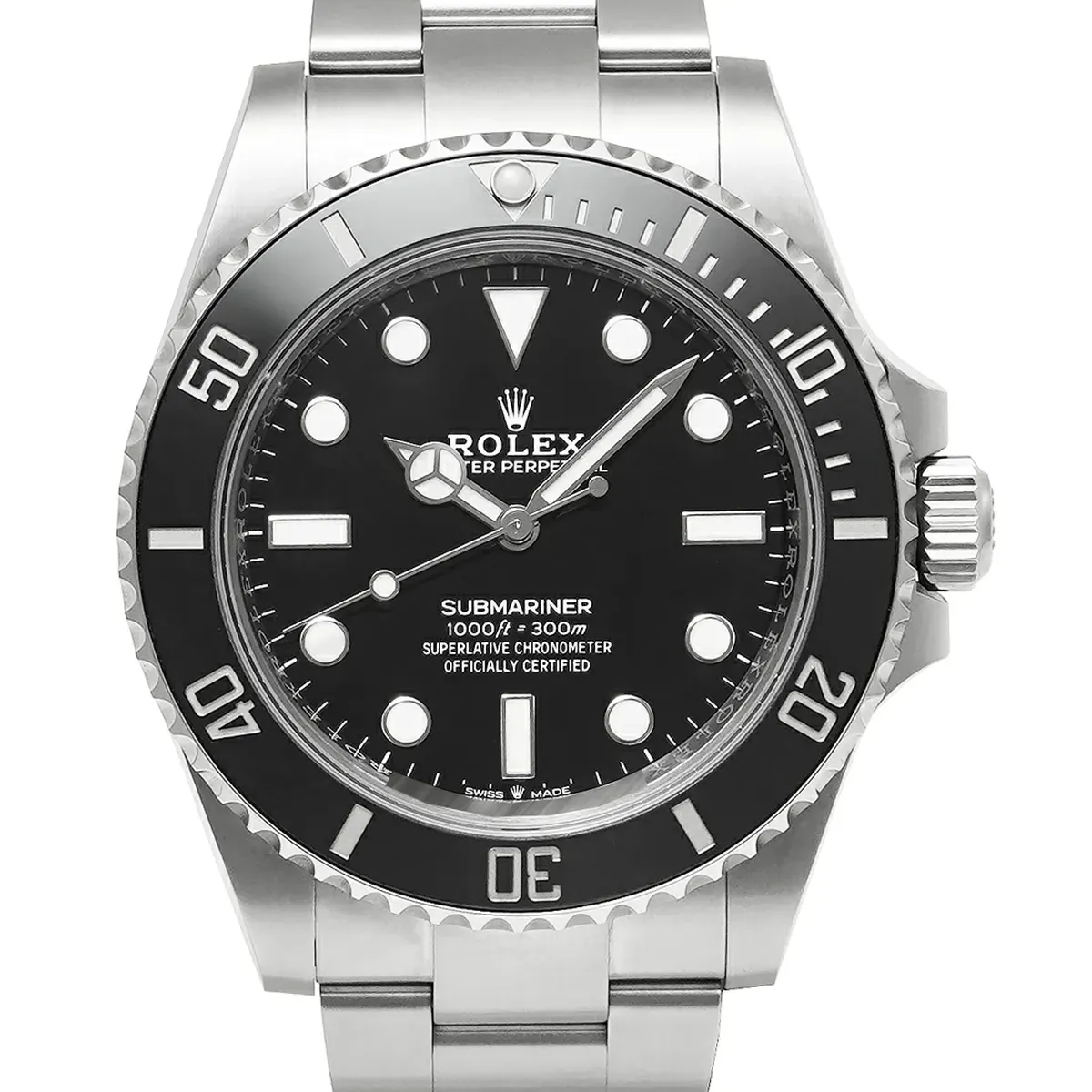 ロレックス サブマリーナー Ref.124060 ノンデイト 買取価格 銀座