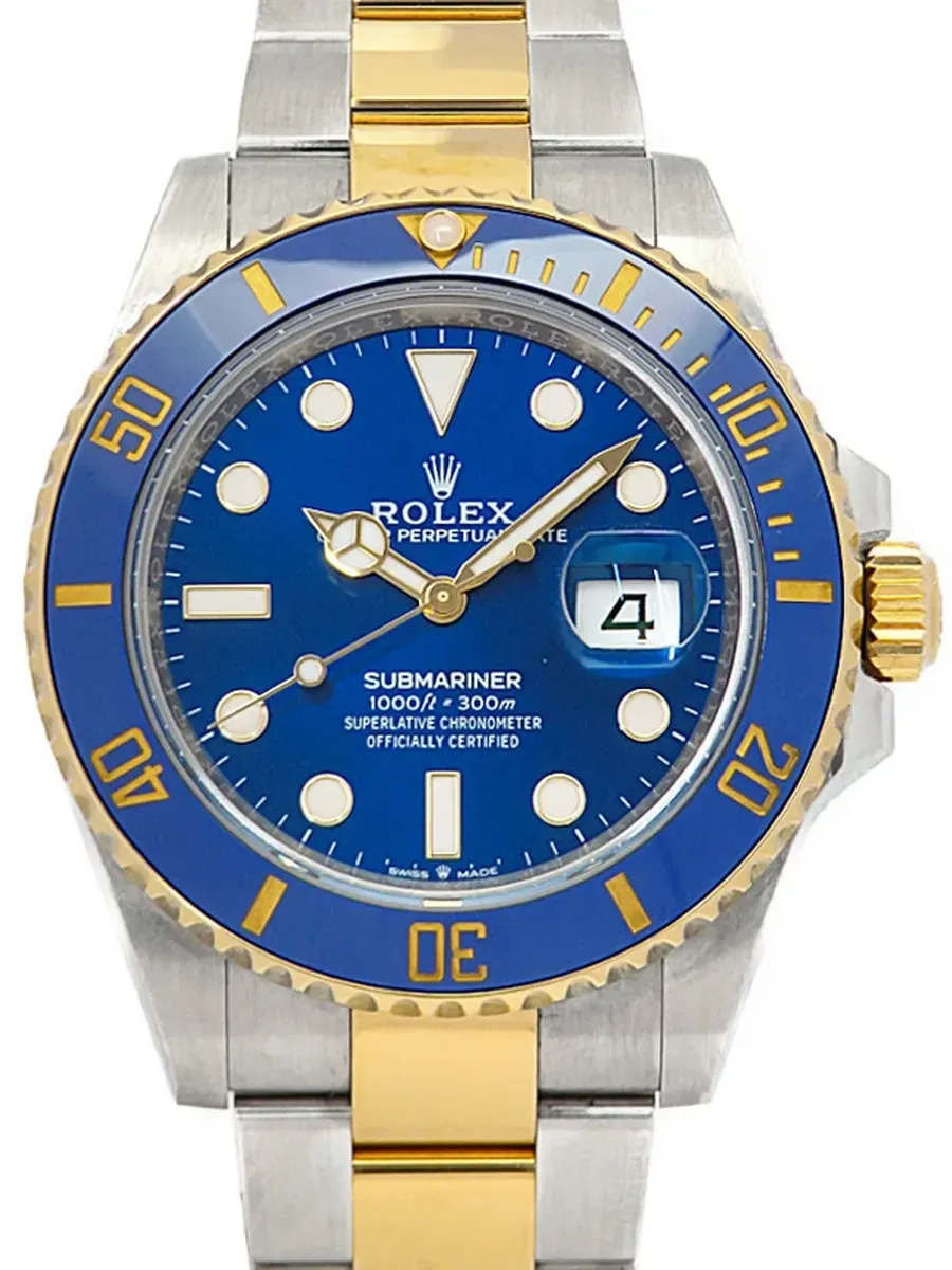 ロレックス サブマリーナー Ref.126613LB コンビ 買取価格 銀座