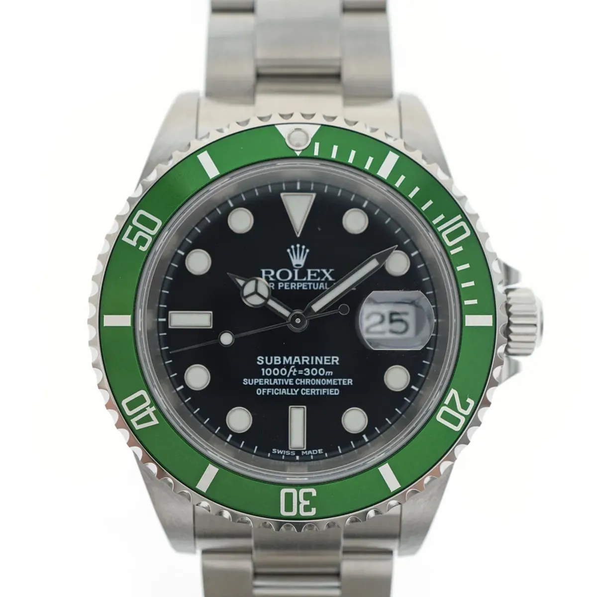 ロレックス サブマリーナー Ref.16610LV グリーンサブ 初期 買取価格 銀座