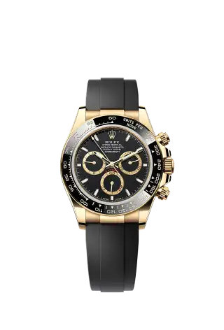 126518LN／ブラック、ゴールデンカウンターリング／オイスターフレックス
