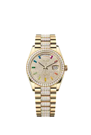 128348RBR／パヴェダイヤモンド入り／ダイヤモンド入りプレジデント