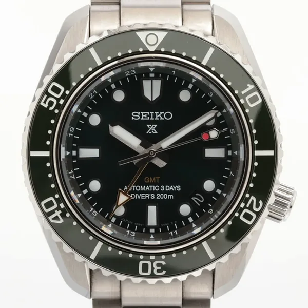 セイコー プロスペックス ダイバースキューバ ダイバーズ 1968 ヘリテージ GMT SS SS AT グリーン文字盤