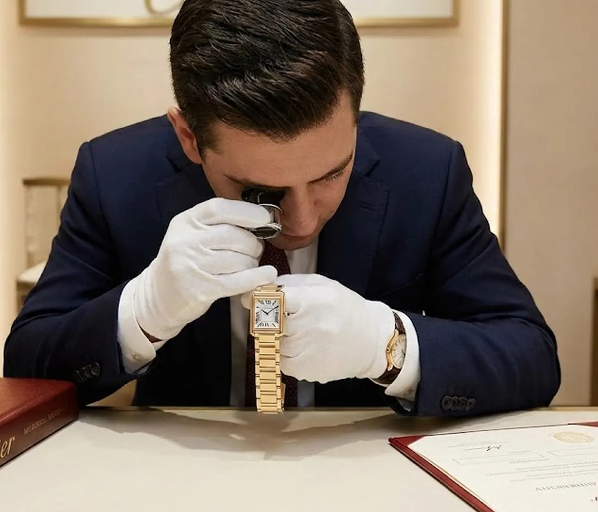 カルティエ専門の鑑定士が適正評価