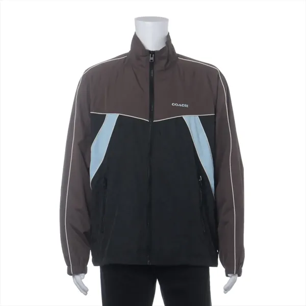 コーチ ポリエステル トラックジャケット L ブラック×ブラウン シグネチャー 買取｜エニティ銀座