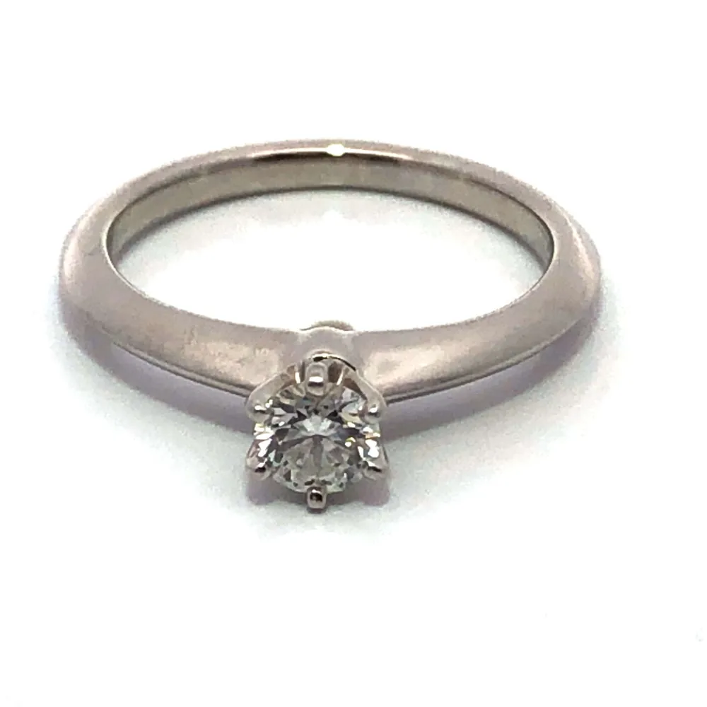 ティファニー ソリティア リング Pt950 0.23ct 総重量約3.5g 買取｜エニティ銀座