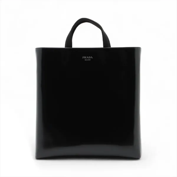 プラダ パテントレザー トートバッグ ブラック 水筒付き 買取｜エニティ銀座