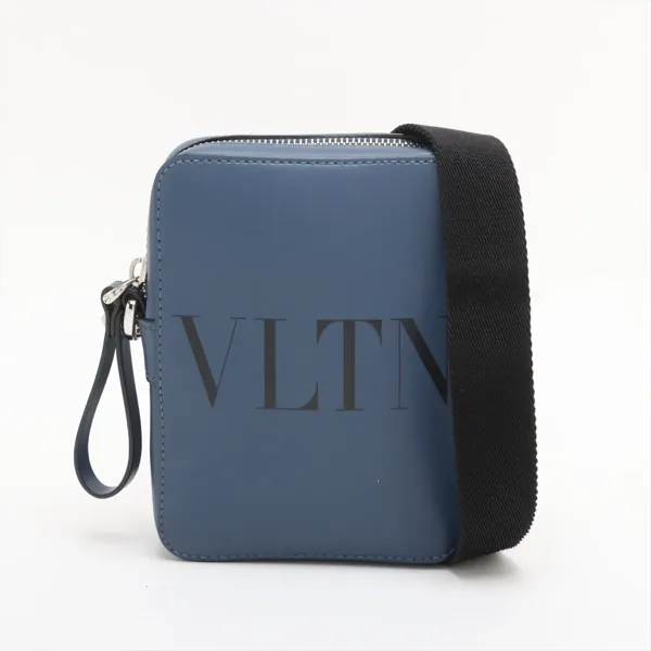 ヴァレンティノガラヴァーニ VLTN レザー ショルダーバッグ ブルー 買取｜エニティ銀座