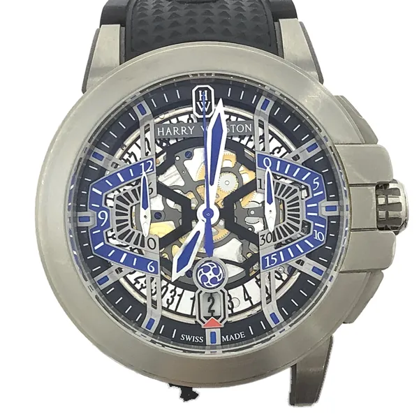 ハリーウィンストン プロジェクトZ9 LIMITED OCEACH44ZZ004 スケルトン ザリウム 保証書 箱 買取｜エニティ銀座